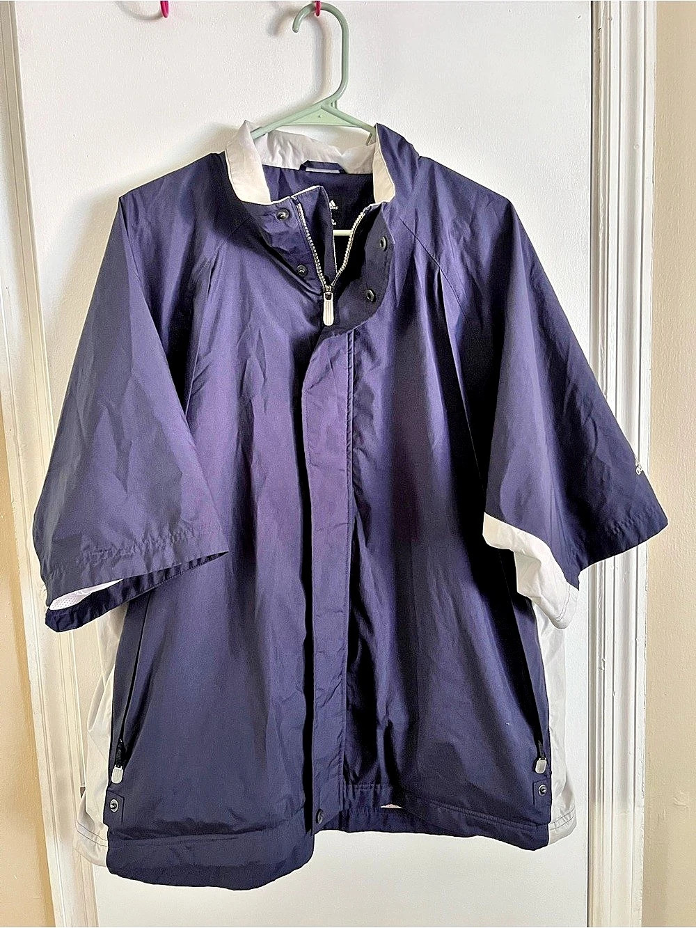 adidas ClimaShell Storm Blue Lightweight Jacket Size Large